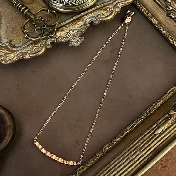 KATE SPADE • Rose Gold Full Circle Slider Adjustable Bracelet - Picture 5 of 5